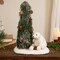 Northlight Frosted Tree and Polar Bear Christmas Decoration - 13"